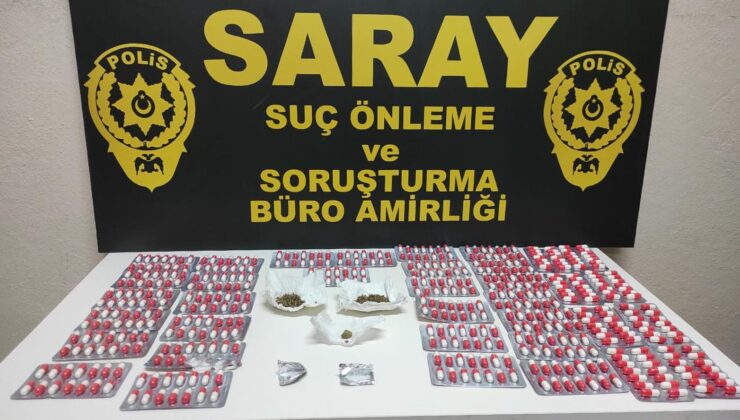 500 adet uyuşturucu hap ele geçirildi