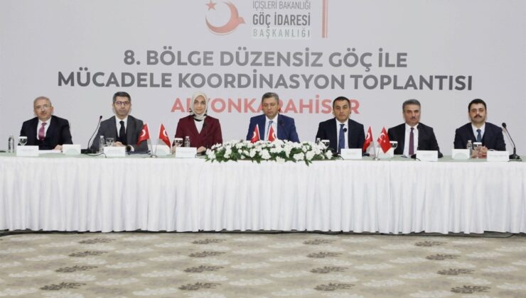 8. Bölge Düzensiz Göçle Mücadele Koordinasyon Toplantısı Afyonkarahisar’da yapıldı