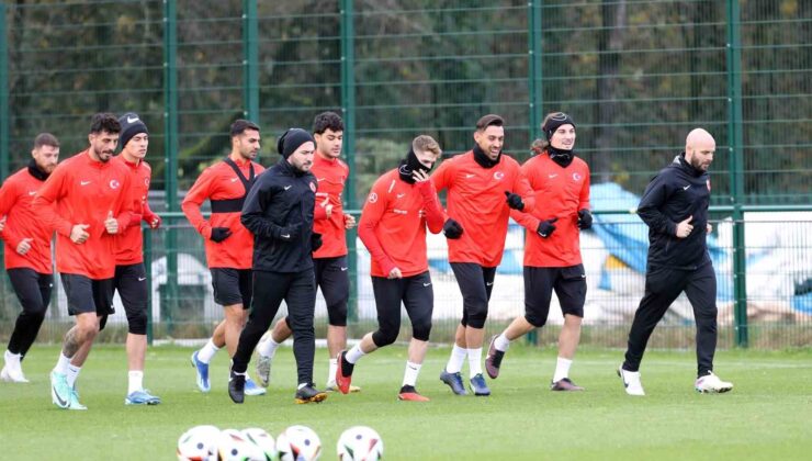 A Milli Futbol Takımı, Cardiff’teki ilk çalışmasını yaptı