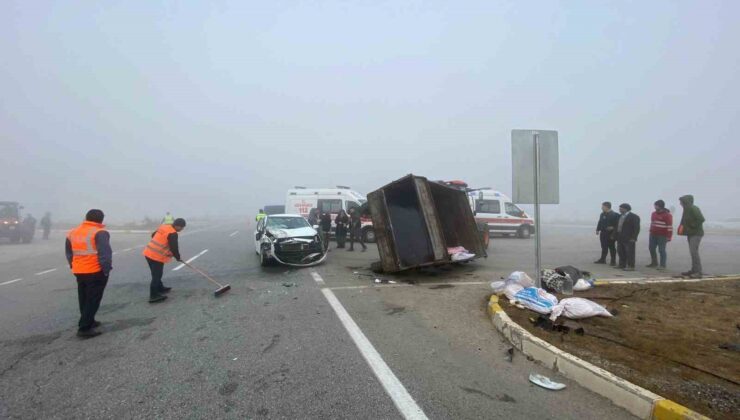 Afyonkarahisar’da trafik kazası: 7 yaralı