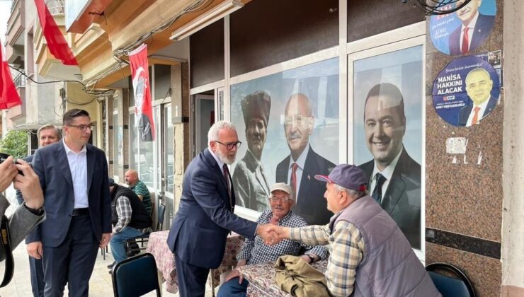 AK Parti’li Yenişehirlioğlu, Akhisarlı zeytin üreticileri ile buluştu