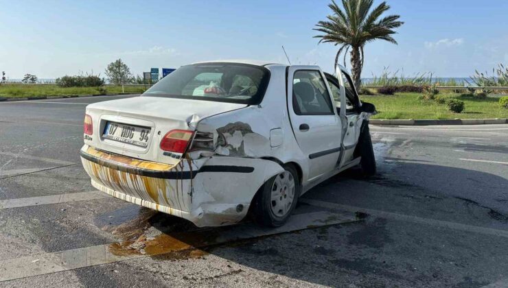 Alanya’da trafik kazası: 4 yaralı