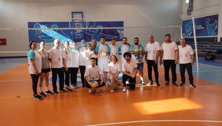 Aliağa’da sağlık için voleybol