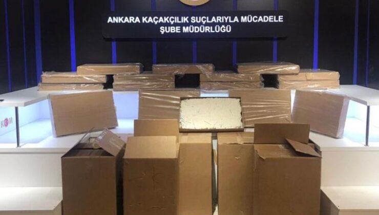 Ankara’da kaçak sigara ve makaron operasyonu: 454 bin 151 adet ürün ele geçirildi