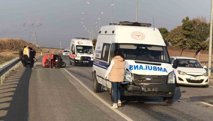 Batman’da ambulans ile patpat çarpıştı: 1 yaralı