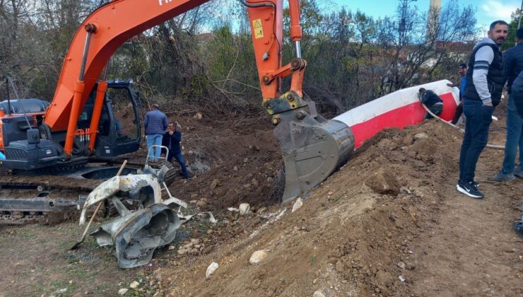 Beton mikseri devrildi: 1 yaralı