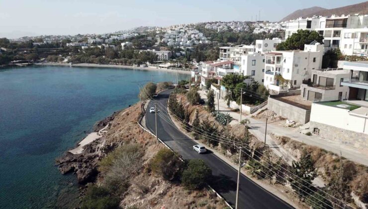 Bodrum’da tamamladığı kanalizasyon hatlarını hizmete alınıyor