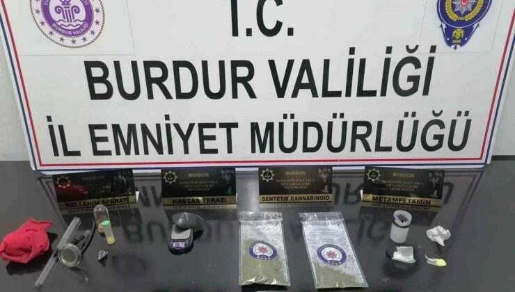 Burdur’da uyuşturucu operasyonu: 13 şahsa işlem yapıldı