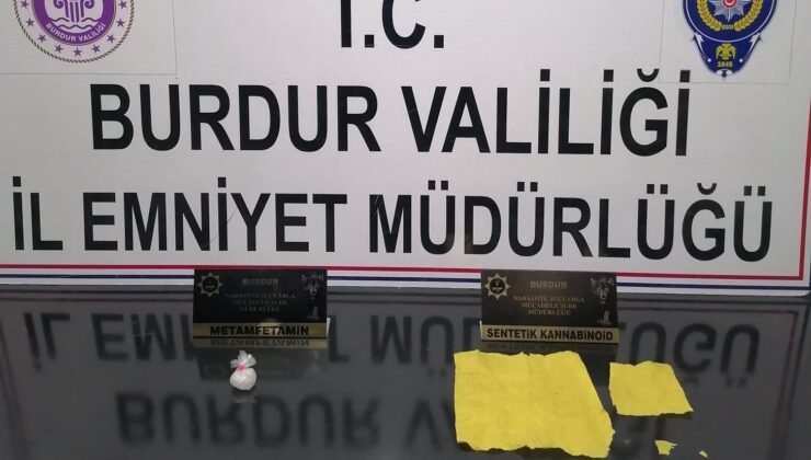 Burdur’da uyuşturucu operasyonunda 1 şahıs tutuklandı