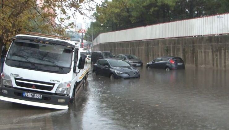 Büyükçekmece’de sanayi sitesinde su baskını