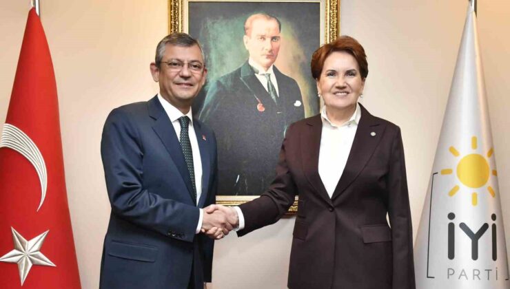 CHP Genel Başkanı Özel’den İYİ Parti Genel Başkanı Akşener’e ziyaret