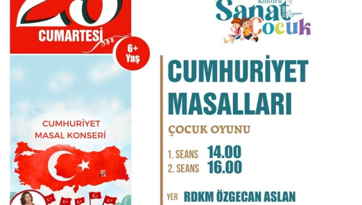 Cumhuriyet Masalları Rdkm’de Çocuklarla