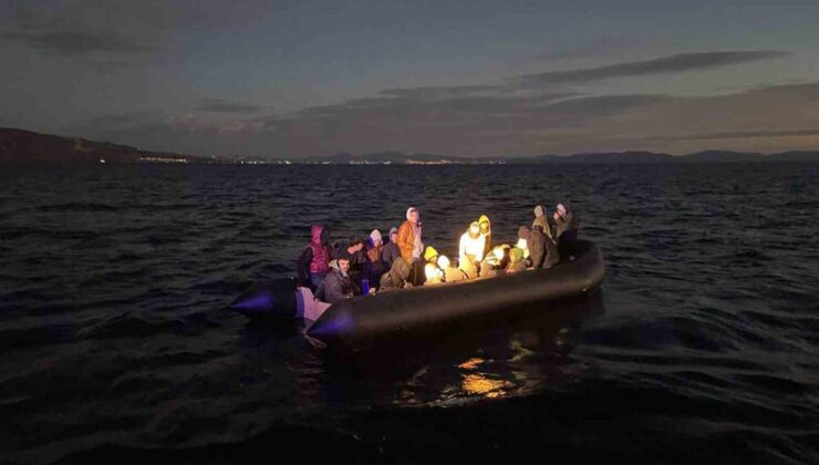 Datça’da 43 düzensiz göçmen yakalandı, 28 göçmen kurtarıldı