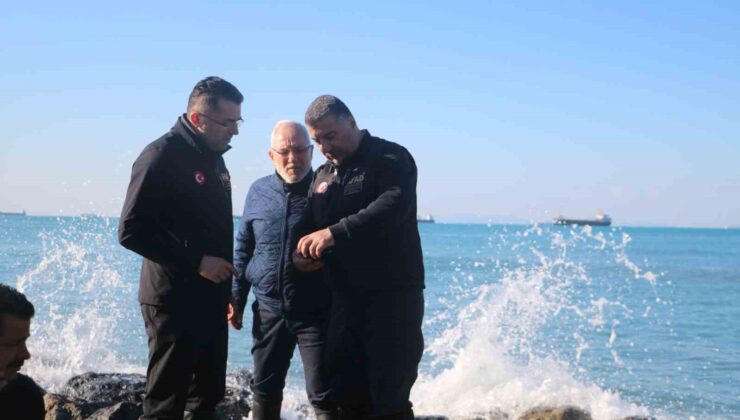 Denizle karanın birleştiği İskenderun’da saatte 4 bin ton su tahliye edilecek