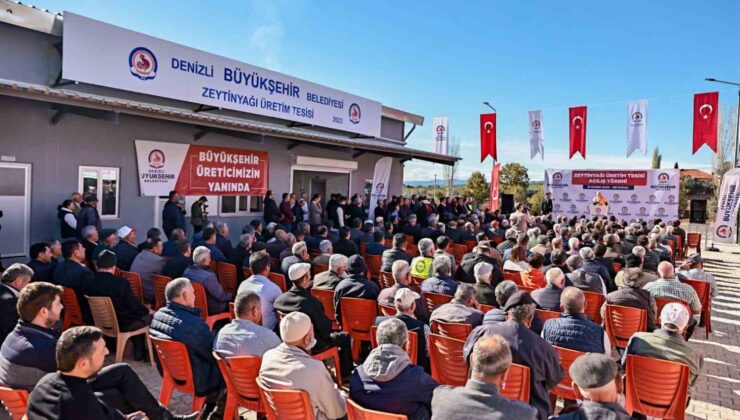 Denizli’de Zeytinyağı Üretim Tesisi hizmete girdi