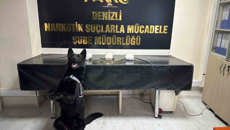 Denizli’ye 3 kilo uyuşturucu getiren şüpheliler emellerine ulaşamadı