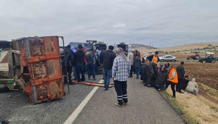 Diyarbakır’da tır ile traktör çarpıştı: 1 ölü, 1 yaralı