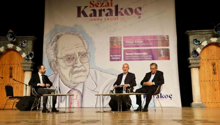 Diyarbakırlı şair ve yazar Sezai Karakoç unutulmadı