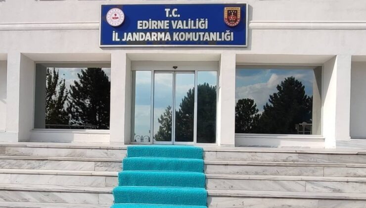 Edirne’de 13 yıl 4 ay hapis cezası bulunan şüpheli yakalanarak tutuklandı