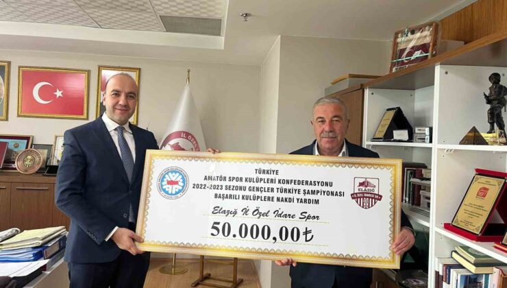 Elazığ İl Özel İdaresi Spor Kulübü ödüllendirildi