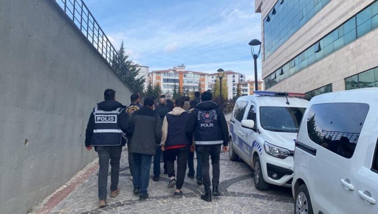 Elazığ’da kesinleşmiş hapis cezası olan 7 zanlı tutuklandı