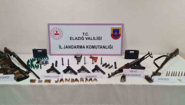 Elazığ’da silah kaçakçılığı operasyonu: 3 gözaltı