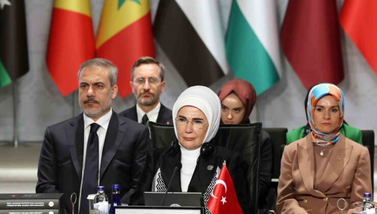 Emine Erdoğan: “İsrail devletinin Uluslararası Ceza Mahkemesi’nde yargılanmasını talep ediyorum”