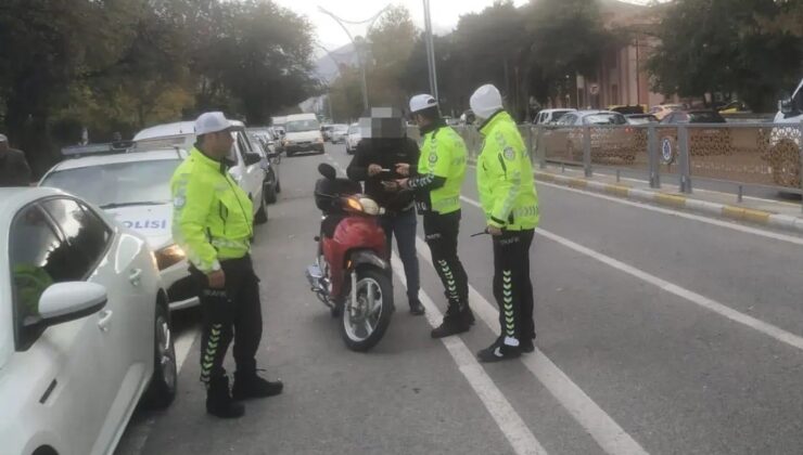 Erzincan’da motosiklet denetimi