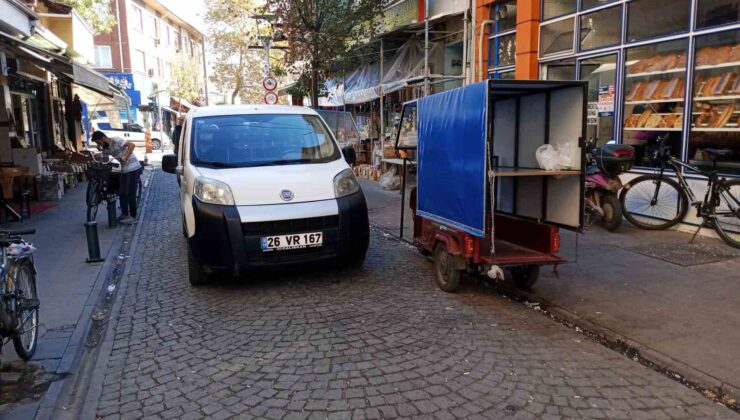 Eskişehir’de yayaların ’kaldırım’ tepkisi