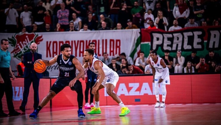 FIBA Şampiyonlar Ligi: P. Karşıyaka: 87 – Strasbourg: 72