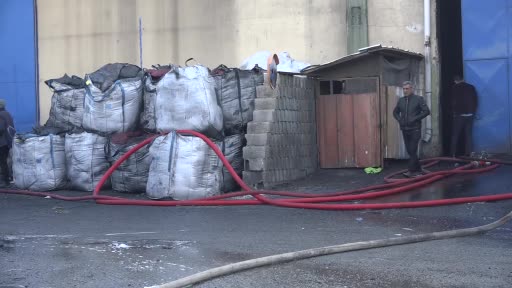 Gaziantep’te geri dönüşüm fabrikasında yangın