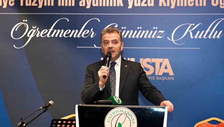 Gaziosmanpaşa Belediye Başkanı Usta, 24 Kasım’da ilçedeki öğretmenleri ağırladı