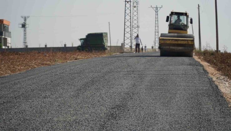 Haliliye kırsalındaki yollar asfaltla buluşuyor