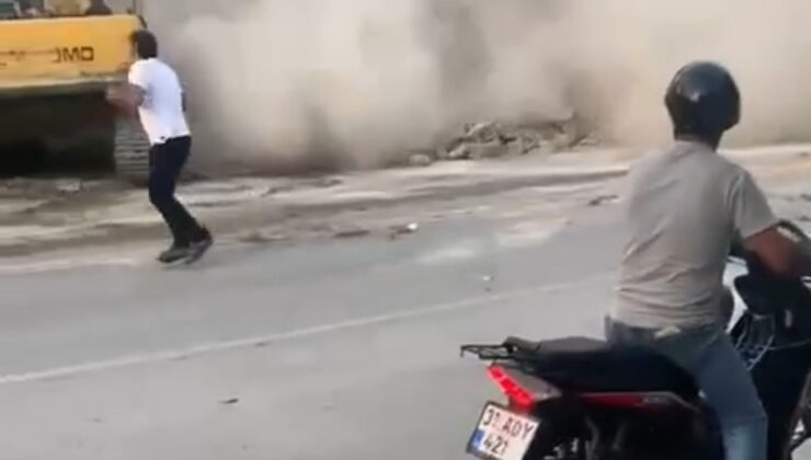 Hatay’da kontrollü yıkım sırasında bina çöktü