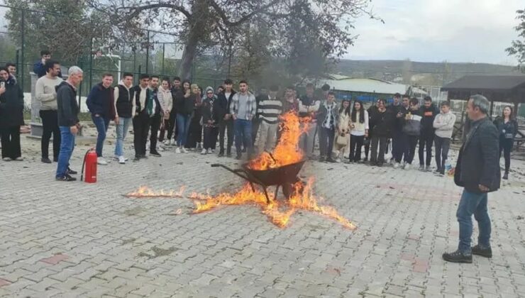 Hisarcık MYO‘da Temel Yangın Güvenliği semineri