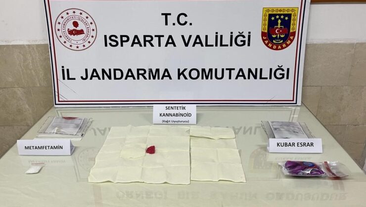 Isparta’da jandarmadan uyuşturucu operasyonu: 4 gözaltı