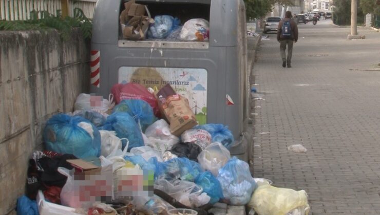 İzmir Çiğli’nin her köşe başı çöp yığını, kenti kötü koku sardı