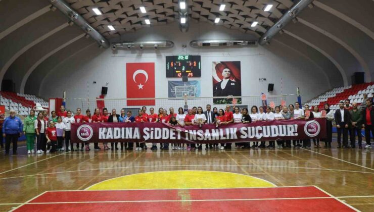 Kadına yönelik şiddete sporla dikkat çektiler