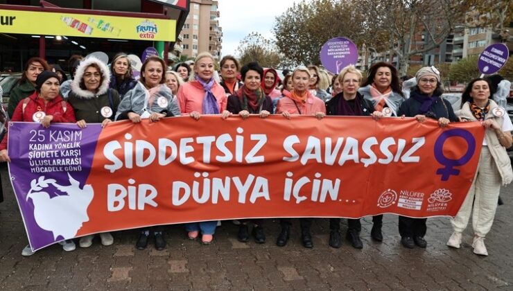 Kadınlar şiddete karşı seslerini yükseltti