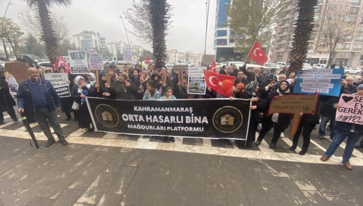 Kahramanmaraş’ta orta hasarlı bina sakinlerinden açıklama