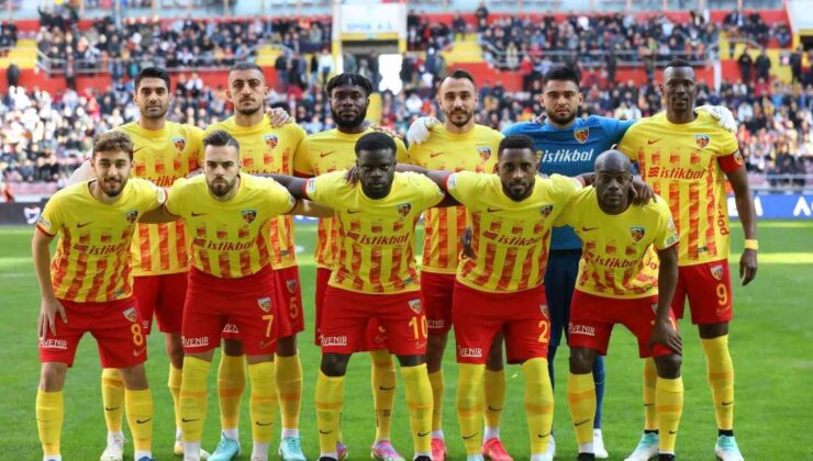 Kayserispor 13. haftayı 6. sırada kapattı