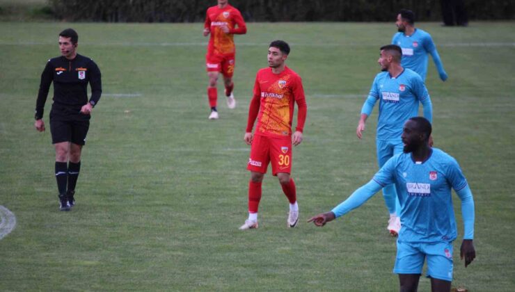 Kayserispor ile Sivasspor hazırlık maçında yenişemedi