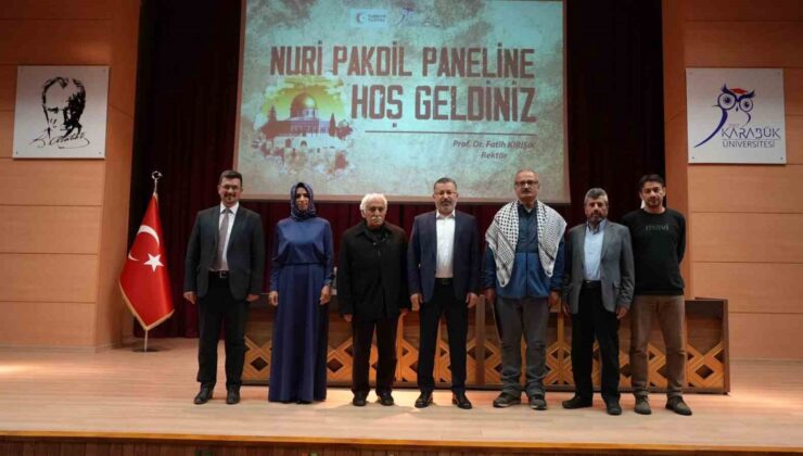 KBÜ’de Kudüs Şairi ‘Nuri Pakdil’ paneli gerçekleştirildi