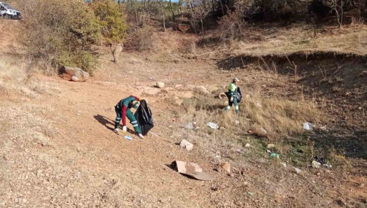 Keçiören Belediyesi Doğayı Temizleme Timi görev başında