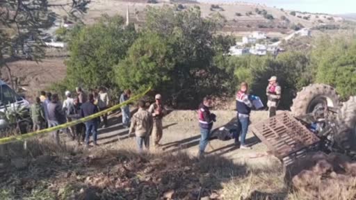 Kilis’te traktör devrildi: 1 ölü