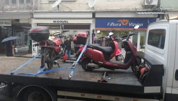 Kırklareli’nde motosiklet denetimi: 10 motosiklet trafikten men edildi