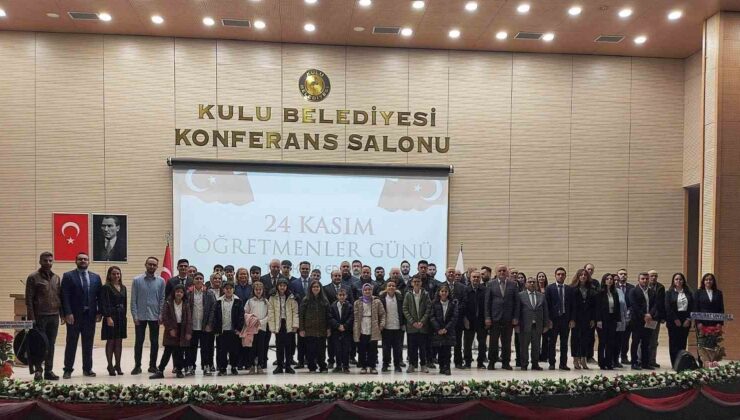 Kulu’da 24 Kasım Öğretmenler Günü kutlandı