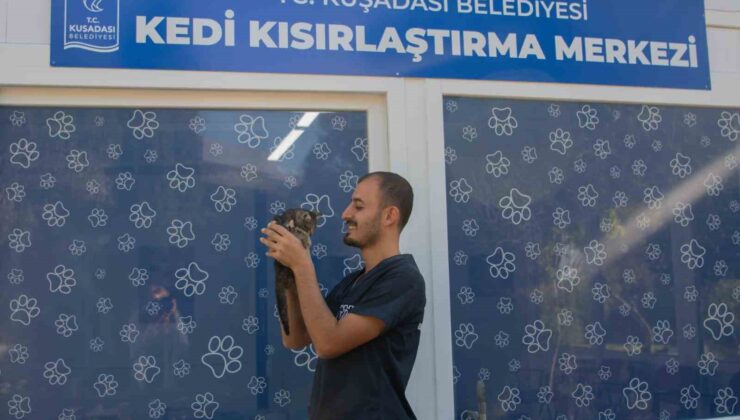 Kuşadası Belediyesi patili dostların sağlığı için bir adım daha attı