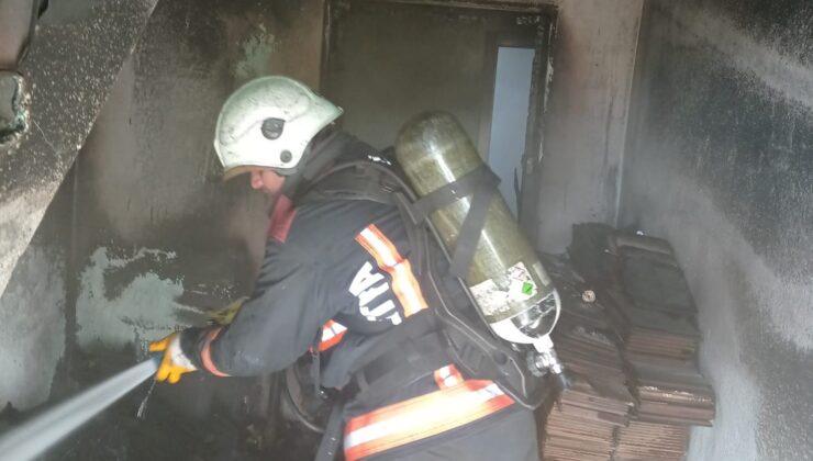 Malatya’da ev yangını maddi hasara neden oldu
