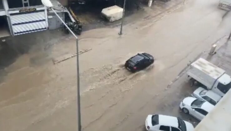 Mardin’de yollar göle döndü